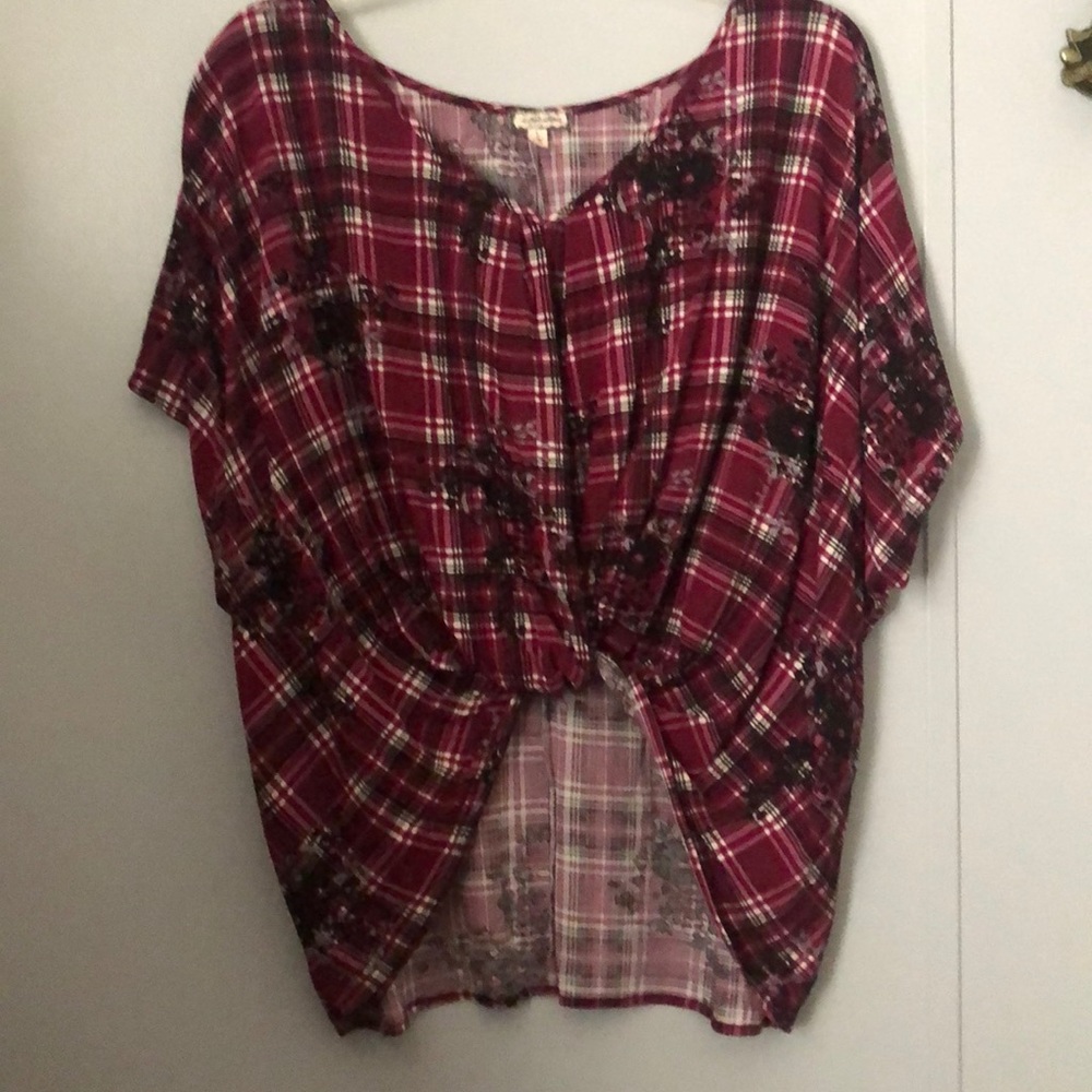 High low knot top